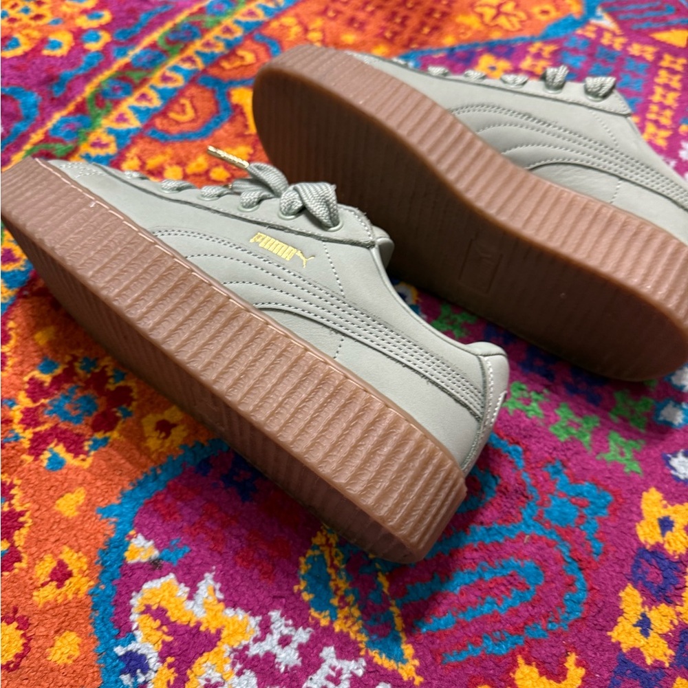 Puma Fenty Creeper Sneakers - Size 9 - Mint Green - Worn Once!